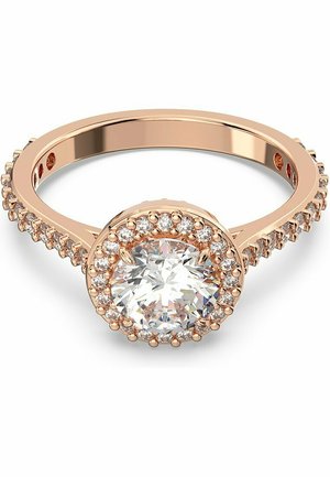 UNA COCKTAIL RING ROUND CUT PAVÉ - Ring - roségold-coloured