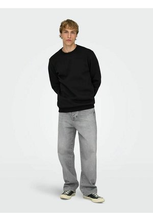 Only & Sons, ONLY  SONS HERREN PULLOVER ONSCERES 2 PACK - Sweatshirt - x grau  x schwarz