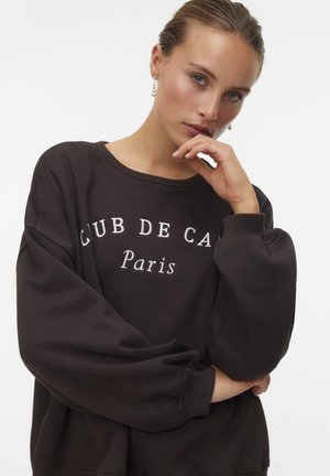 RIANNE LS BOX EXP - Sweater - chocolate torte