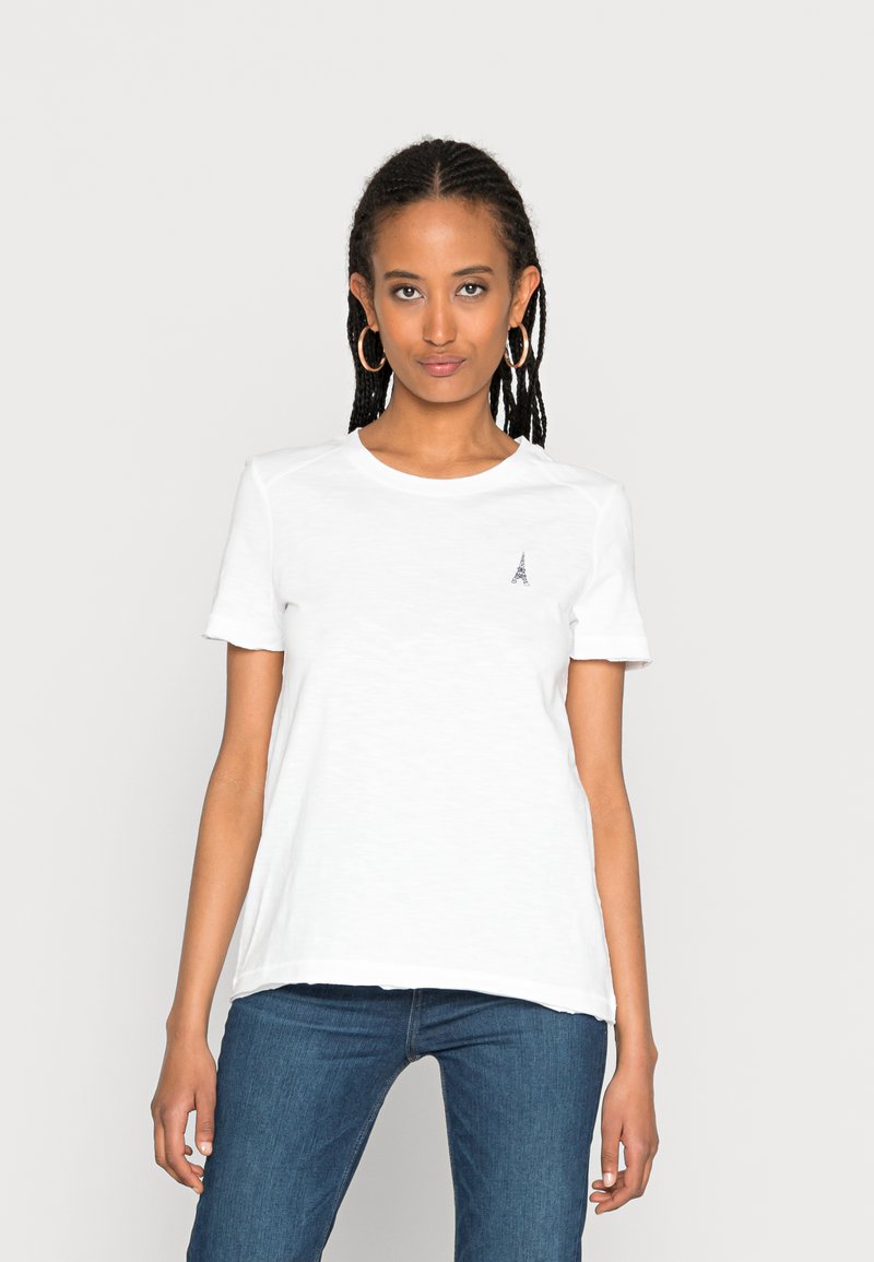 Damen T-Shirts | Esprit T-Shirt basic white/weiß - KY46580 Damen T-Shirts | Esprit T-Shirt basic white/weiß - KY46580