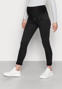 Lindex Maternity TOVA SOFT  - Calças de ganga de corte skinny - black