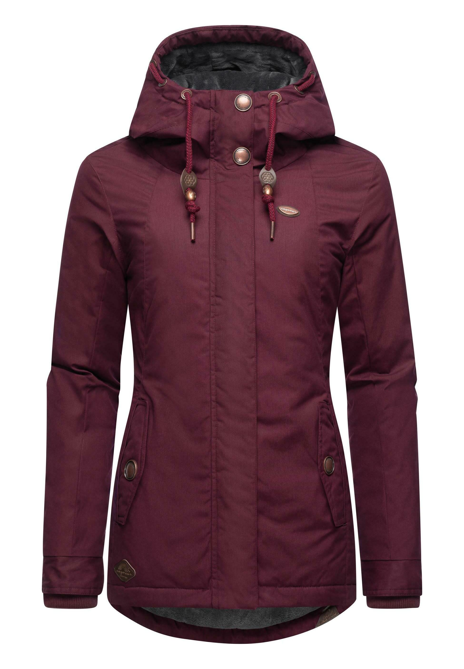 Ragwear MONADE Veste d'hiver wine red/rouge métallisé
