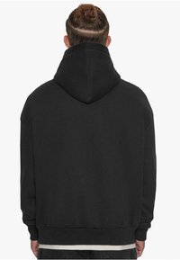 Dropsize LACK PRINT LOGO - Hoodie - black