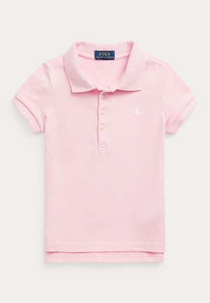 STRETCH MESH POLO SHIRT - Bluză polo - hint of pink