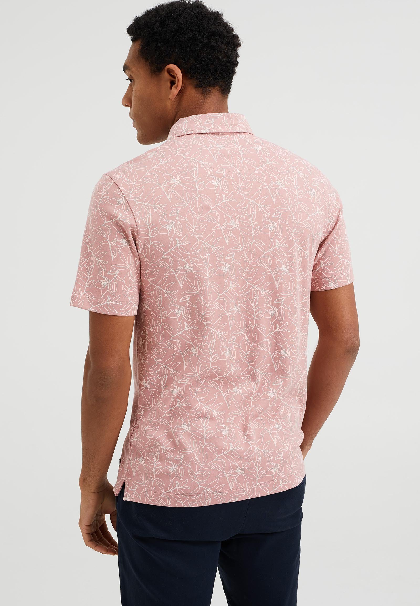 WE Fashion Polo shirt - pink/light pink 