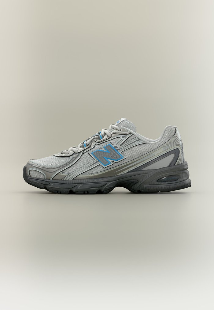 New Balance 740 UNISEX - Trainers - dark silver-coloured metallic/fan blue