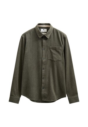 Anerkjendt, AKLEIF BRUSED LS SHIRT - Overhemd - forest night