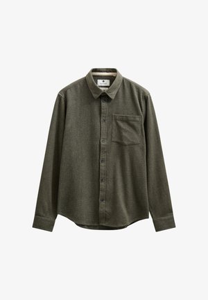 Anerkjendt, AKLEIF BRUSED LS SHIRT - Overhemd - forest night