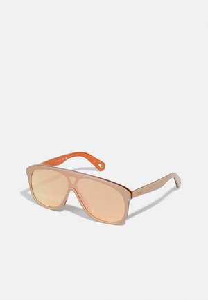 Sonnenbrille - beige/pink