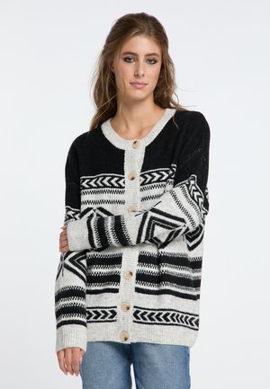 Strickjacke - schwarz