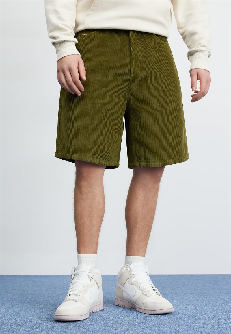 Obey Clothing BIGWIG BAGGY CORDUROY Short moss green/noir ZALANDO FR Obey Clothing BIGWIG BAGGY CORDUROY Short moss green/noir ZALANDO FR