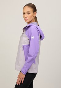 Mammut GUIDE HOODED - Hardshell jacket - alpine calamint-lavandin