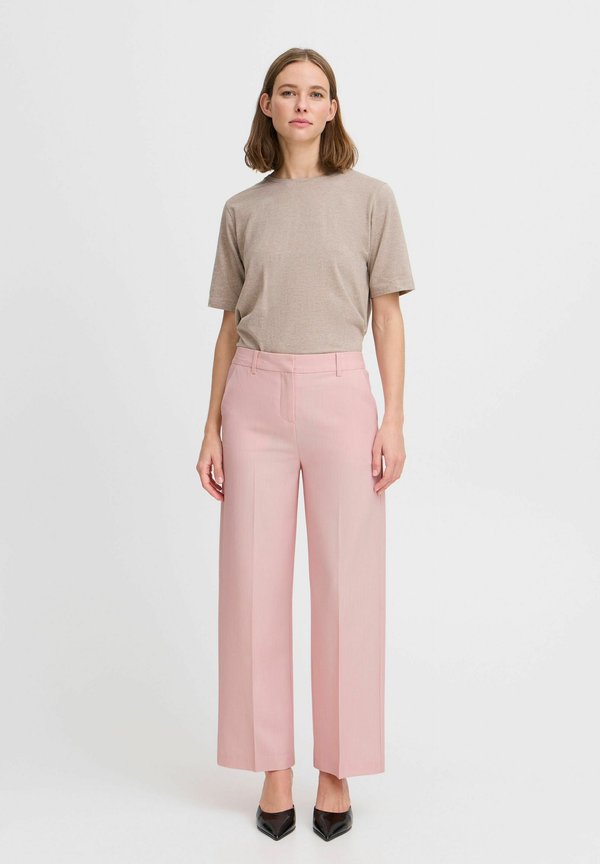BYDANTA - Trousers - roseate spoonbill melange2