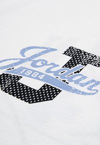Jordan DISTRESSED COLLIGIATE - Triko s potiskem - white