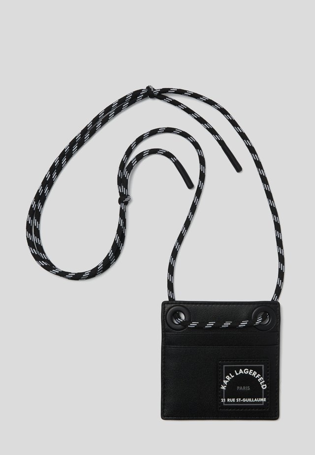 K/KARL CH WITH CORD - Sac bandoulière - black