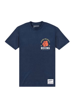 OXFORD UNIVERSITY BOXING - T-Shirt print - navy blue