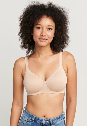 Underwired bra - cream tan