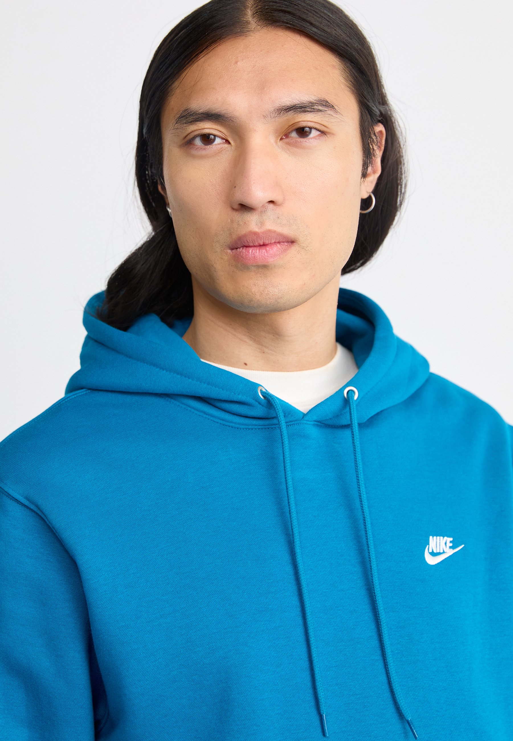 green blue nike hoodie
