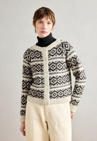 Lollys Laundry CARDIGAN - Kardigán - choco