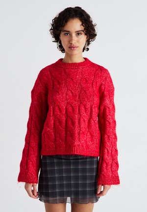 CABLE - Neule - haute red