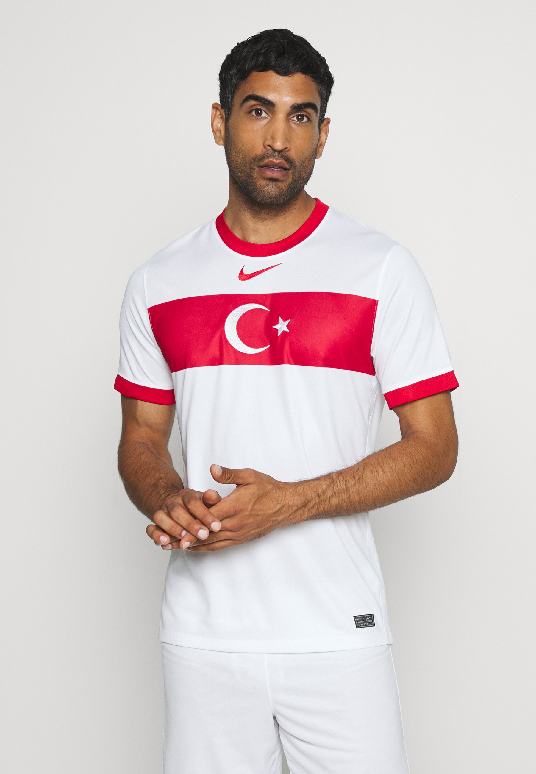 Nike Performance T-SHIRT TÜRKEI 2020 STADION HOME - Fanartikel - white/sport  red/wit - Zalando.nl