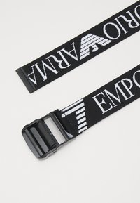 EA7 Emporio Armani TRAIN - Belt - black/white