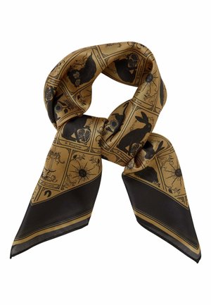 Guess Sciarpa Da Donna Con Logo Jacquard Nero Bianco