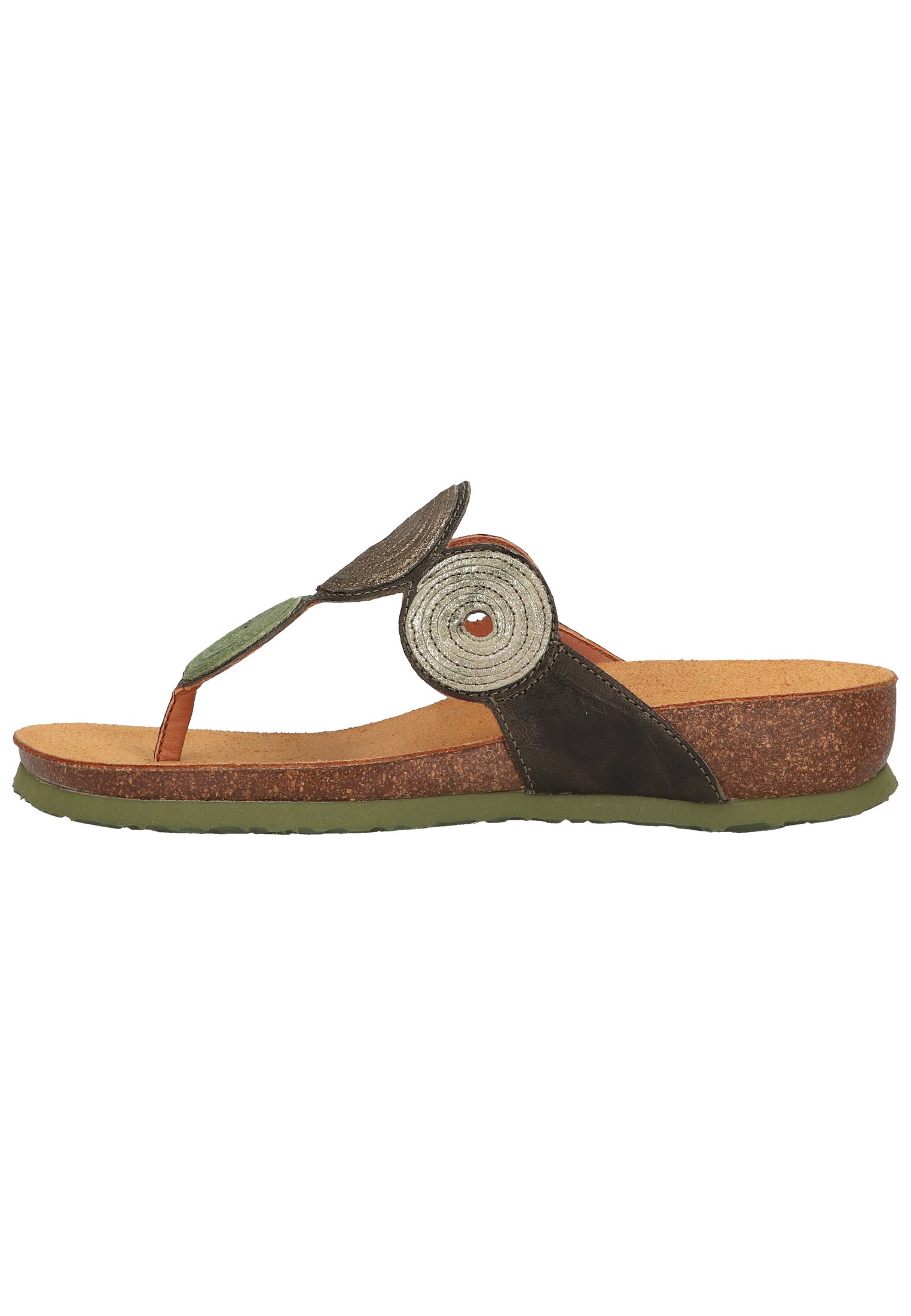 Think! Sandalen met sleehak - oliv/kombi/olijfgroen - Zalando.nl