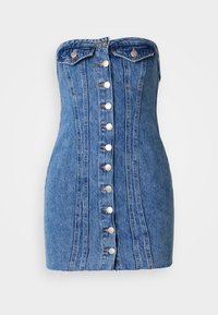 ONLJASMINE CORSET DRESS - Rochie din denim - medium blue denim