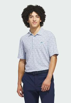 ULTIMATE365+ SOFT PRINT - Polo - crystal sky   dusky petrol