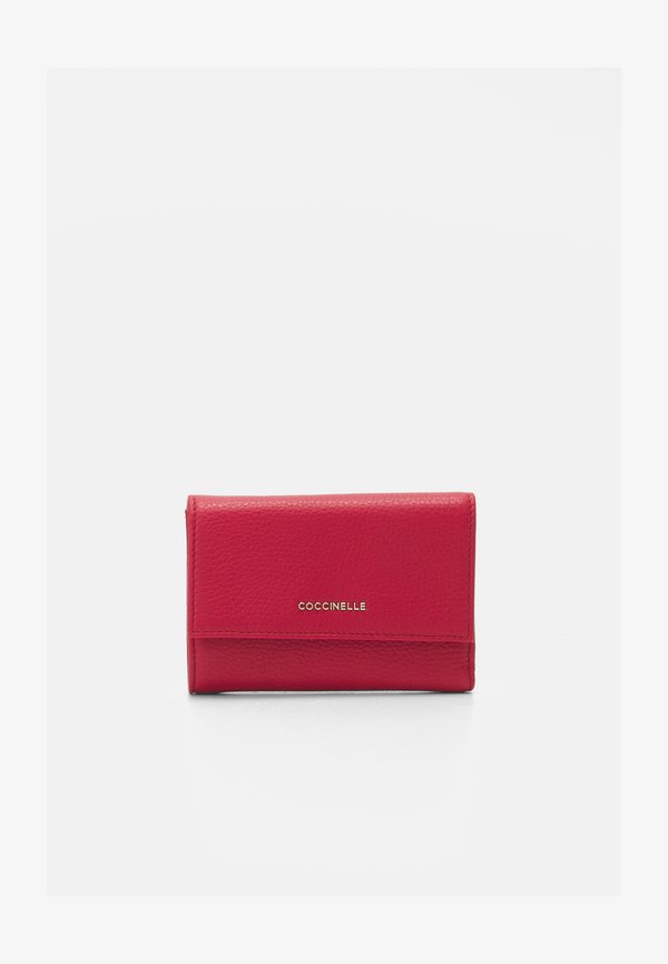METALLIC SOFT - Wallet - ruby