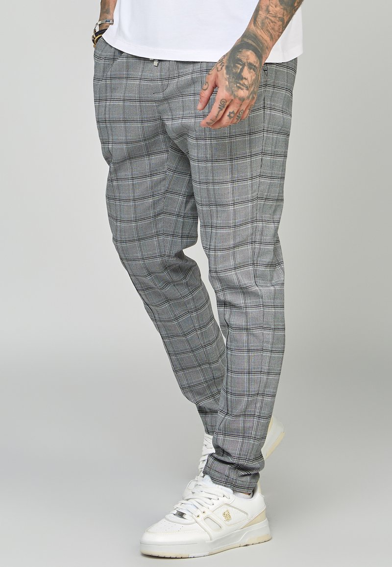 SIKSILK TAPERED FIT SMART - Træningsbukser - grey marl