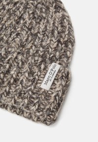 Marc O'Polo TRUCTURE FLUFFY - Beanie - multi/shaded brown melange