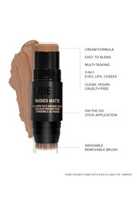 NUDESTIX NUDIES ALL OVER FACE MATTE BRONZE - Rouge - bondi belle