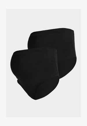 ONLY MATERNITY, OLMGETTIE 2 PACK - Слипове - black