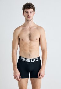Calvin Klein Underwear INTENSE POWER 3 PACK - Uske bokserice - black/syrah/sand brown