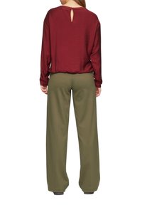 s.Oliver MET ELASTISCHE ZOOM - Blouse - rubinrot