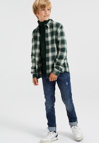 WE Fashion MET COL - Ilgarankovis viršutinės dalies drabužis - green