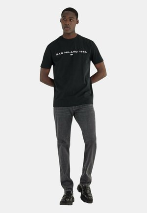T-shirt con stampa - nero