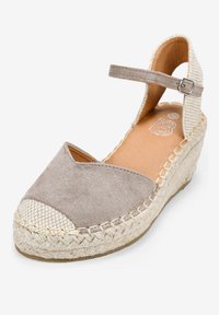 Bosanova CON CUÑA DE ESPARTO - Sandalias de cuña - taupe