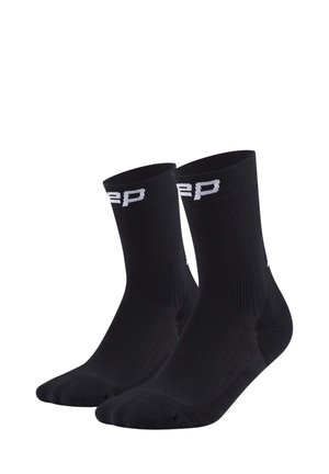 2ER-PACK RUN MID CUT - Calze sportive - black