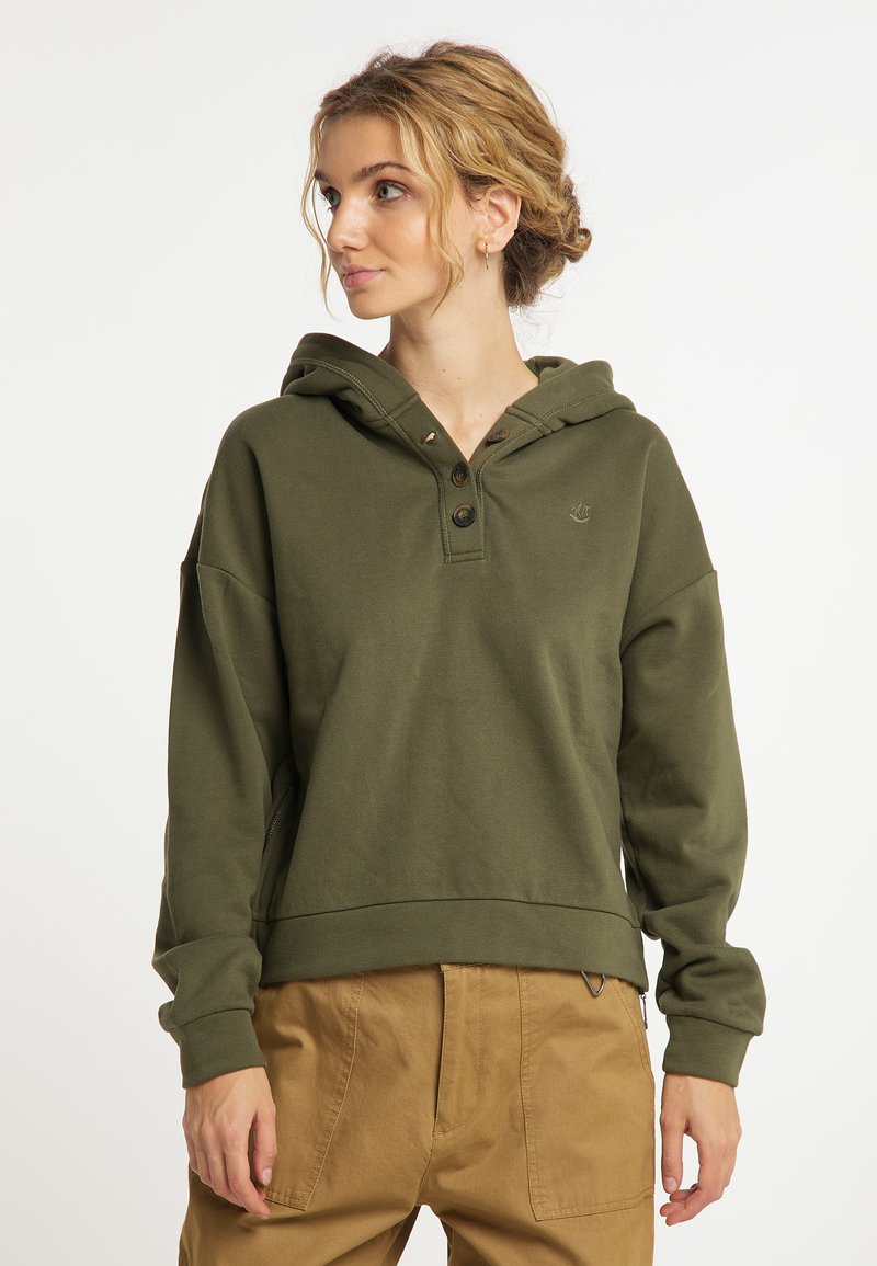 Damen Sweatshirts | DreiMaster DREIMASTER TAKELAGE Kapuzenpullover oliv - ID71775 Damen Sweatshirts | DreiMaster DREIMASTER TAKELAGE Kapuzenpullover oliv - ID71775