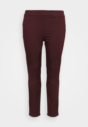 Džíny Slim Fit - dark red