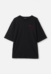 LOOSE FIT TEE - Trükipildiga T-särk - black