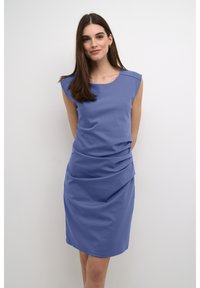 Kaffe KAINDIA ROUND NECK - Haljina od žerseja - blue indigo