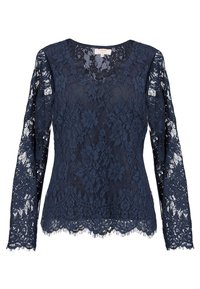 Cream Blus - dark blue