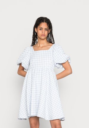 FORAGE TWEED MINI DRESS - Vapaa-ajan mekko - blue