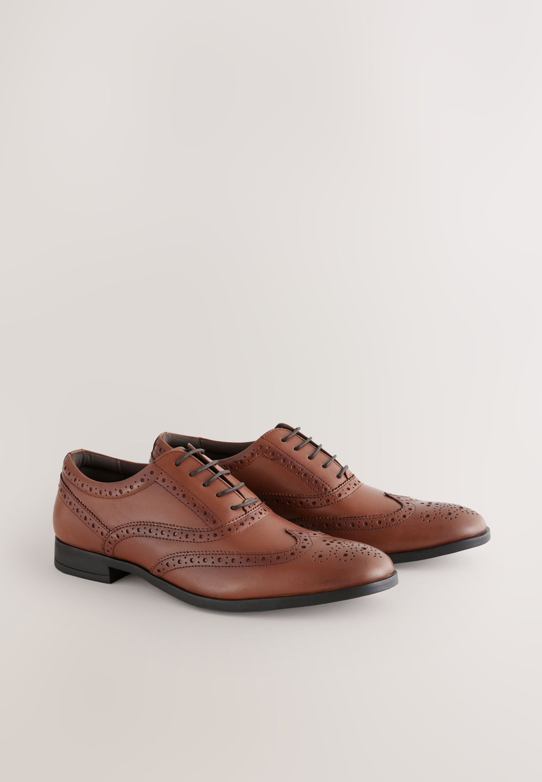Next OXFORD BROGUE - Lace-ups - tan brown/brown - Zalando