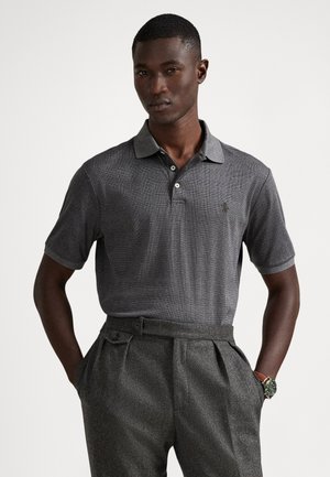 CUSTOM SLIM FIT SOFT COTTON POLO SHIRT - Pólóing - fairway glen/med flannel hthr
