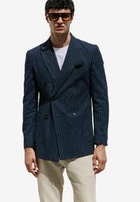 Next - REGULAR FIT - Blazer jacket - navy blue Thumbnail Image 1